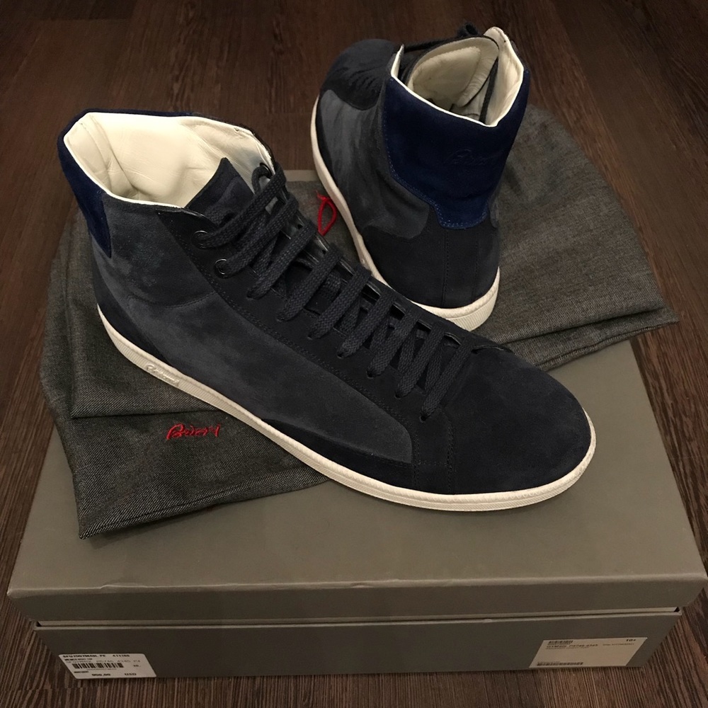 New Men’s Hi-Top Brioni 100% Authentic Sz. 10
